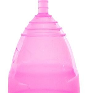 BPA/Dioxin Free Silicone Menstrual Cup with Bag (Pre-Birth, Pink)