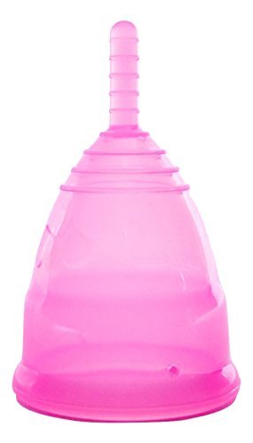 BPA/Dioxin Free Silicone Menstrual Cup with Bag (Pre-Birth, Pink)
