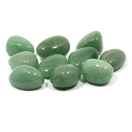 Green Aventurine Tumble Stone (20-25mm) 5 Pack