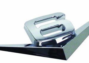 Pilot Automotive IP-241 Retro Style Chrome V-6 Emblem