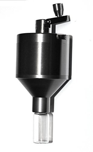 Powder Spice Grinder Hand Mill Funnel - Metal 3 Piece 1.75 inch with Vial- By TitanOwl