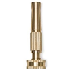 Morvat Solid Brass Heavy Duty Twist Brass Garden Hose Nozzle