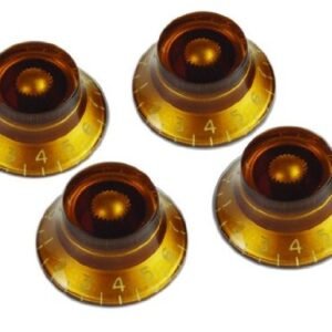 Gibson Gear PRKH-030 top hat knobs (4) / amber
