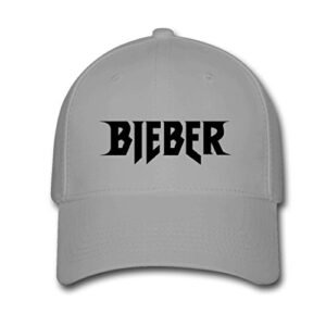 RMP Justin Bieber Purpose Tour Logo Fashion Design Baseball Caps Gray