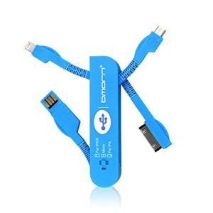 Benss Swiss Knife Shape 3 in 1 USB Charging Cable, 30 Pin, 8 Pin, Micro USB Charging Cable for Apple, Micro USB Ports Device