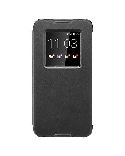 BlackBerry ACC63072001 Smart Flip Case for DTEK60 - Black - Retail Packaging