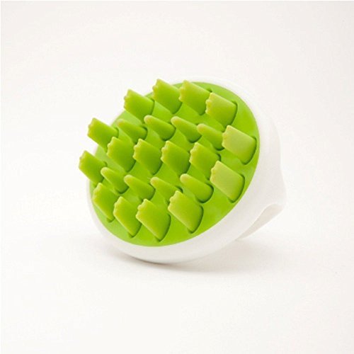 Zyllion ZMA12 Shampoo Scalp Massage Brush (Green)