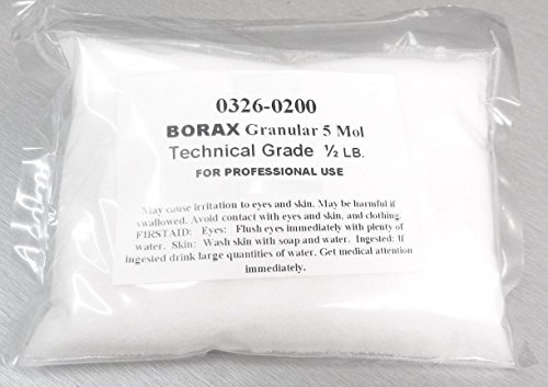 BORAX 1/2 Pound MELTING FLUX & GLAZE DISH CRUCIBLES 8 oz. - GOLD SILVER JEWELRY (E 11) NOVELTOOLS