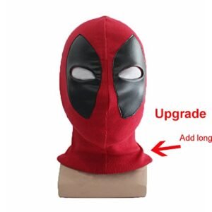 Rulercosplay Deadpool Cosplay Headwear Red Halloween Cosplay Mask