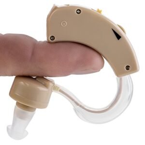 MEDca BTE Behind the Ear Sound Amplifier Super Mini Size Sound Enhancer