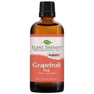 Plant Therapy Grapefruit Pink Essential Oil 100% Pure, Undiluted, Natural Aromatherapy, Therapeutic Grade 100 mL (3.3 oz)
