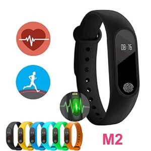 Insasta M2 Fitness Tracker,HD Display and Touch Screen Control, Heart Rate Monitor Activity Tracker Smart Wristband Bracelet