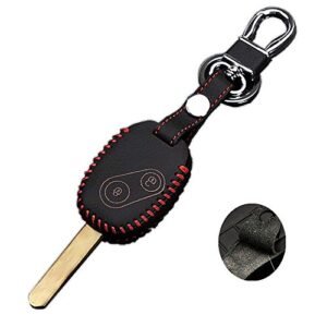 Genuine Leather smart case cover for Honda key chain fit Jazz Grace Jade Civic Odyssey Accord XR-V CR-V Vezel City Car-covers Car Stylin holder bag(old 2 buttons)