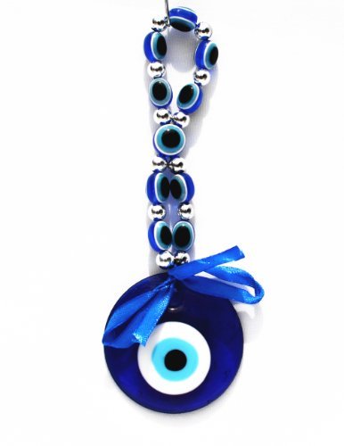 Blue Evil Eye Hanging Decoration Ornament for Protection (With a Betterdecor pouch)-012