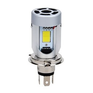 Racbox Motorcycle H4 HS1 LED Headlight Bulb H/L High Low Beam 2000lm2 Scooter Motorbike LED Lights
