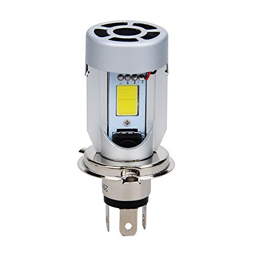 Racbox Motorcycle H4 HS1 LED Headlight Bulb H/L High Low Beam 2000lm2 Scooter Motorbike LED Lights