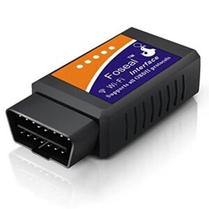 Car WIFI OBD 2 OBD2 OBDII Scan Tool Foseal Scanner Adapter Check Engine Light Diagnostic Tool for iOS & Android