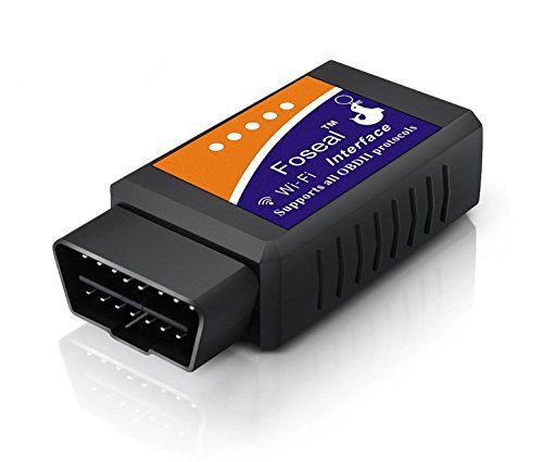 Car WIFI OBD 2 OBD2 OBDII Scan Tool Foseal Scanner Adapter Check Engine Light Diagnostic Tool for iOS & Android