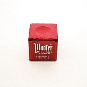 Master Half Dozen Red Pool Cue Chalk