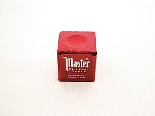 Master Half Dozen Red Pool Cue Chalk
