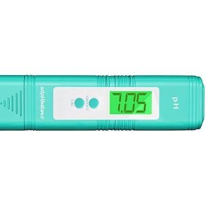 Digital pH Meter + FREE pH Solution Powder, High Accuracy pH 0-14 Water Quality Test, Premium Hydroponic Supplies Kit, Tests Pool, Aquarium, Soil pH Test Kit, pH Scale, pH Test Strips - selpHbalance