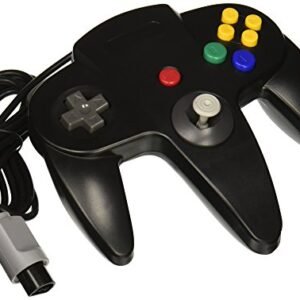 OSTENT Wired Controller Gamepad Joystick Joypad for Nintendo 64 N64 Console Video Games â€“ Black