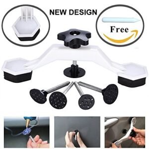 New Design ,Gliston Bridge Glue Puller,Pops a Dent Paintless Dent Repair Tools Kits with 5pcs Glue Tabs