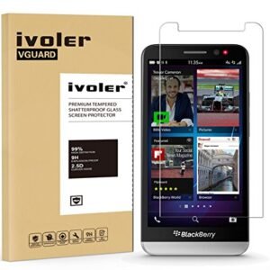 Blackberry Z30 Screen Protector- iVoler [0.2mm 9H Hardness] Tempered Glass Screen Protector for Blackberry Z30- Anti-Scratch, Anti-Fingerprint, Bubble Free- Lifetime Replacement Warranty