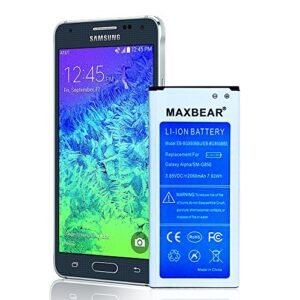 Galaxy Alpha G850 Battery,MAXBEAR [2060mAh] Replacement Li-ion Battery EB-BG850BBC EB-BG850BBU for Samsung Galaxy Alpha SM-G850 [12 Month Warranty ]
