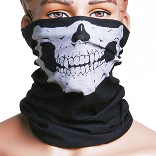 SL Skull Face Multi Use Face Mask Scarf Head Wrap