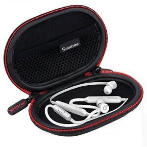 Smatree Headphone Hard Case Compatitble BeatsX, Powerbeats2, Powerbeats3 Earphones, Jaybird X3 Bluetooth Sports Headphones(Black)