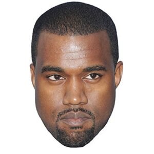 Kanye West Celebrity Mask, Cardboard Face and Fancy Dress Mask