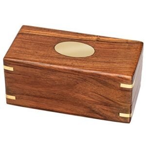 Bits and Pieces - The Secret Enigma Gift Box - Wooden Brainteaser Puzzle Box