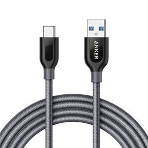 Anker PowerLine+ USB-C to USB 3.0 cable (6ft), High Durability, for USB Type-C Devices Including the new MacBook, ChromeBook Pixel, Nexus 5X, Nexus 6P, Nokia N1 Tablet, OnePlus 2 and More