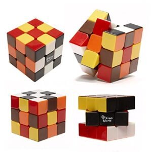 Stickerless Speed Cube, 3x3x3 Ultra-smooth Cube in New, Challenging Colors, Unconditional 60-Day on Our Xino Fire Cube