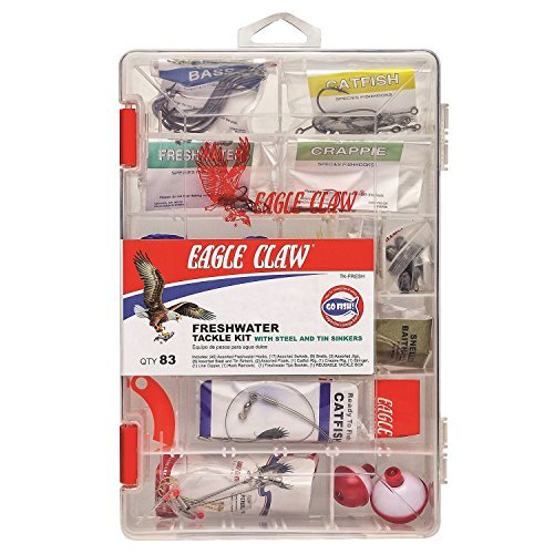 Eagle Claw E.C. Fresh Water Tackle Kit, 83 Piece